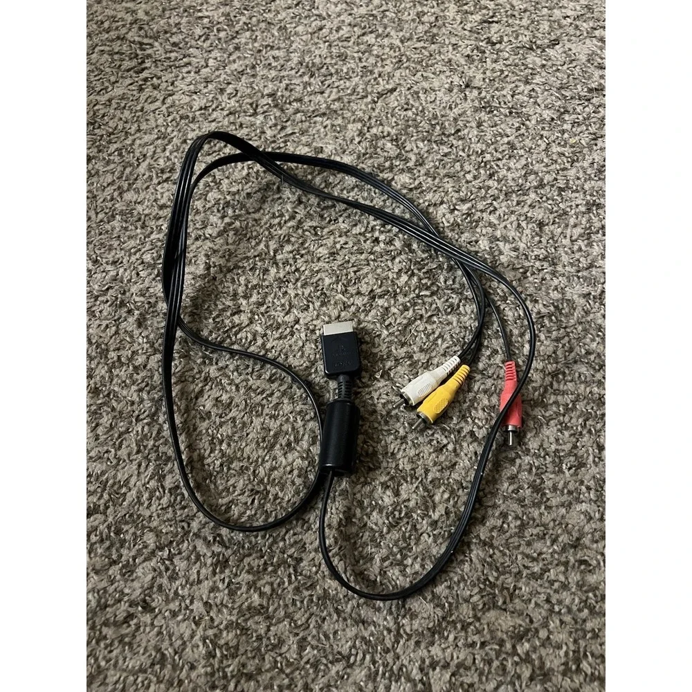 Sony OEM RCA AV Audio/video Cable For PlayStation PS1 PS2 PS3‎ 6Z